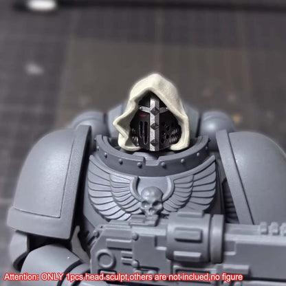 【PRE-ORDER】Premium Man Head Sculpt Model For Joytoy Warhammer Dark Angels Action Figure