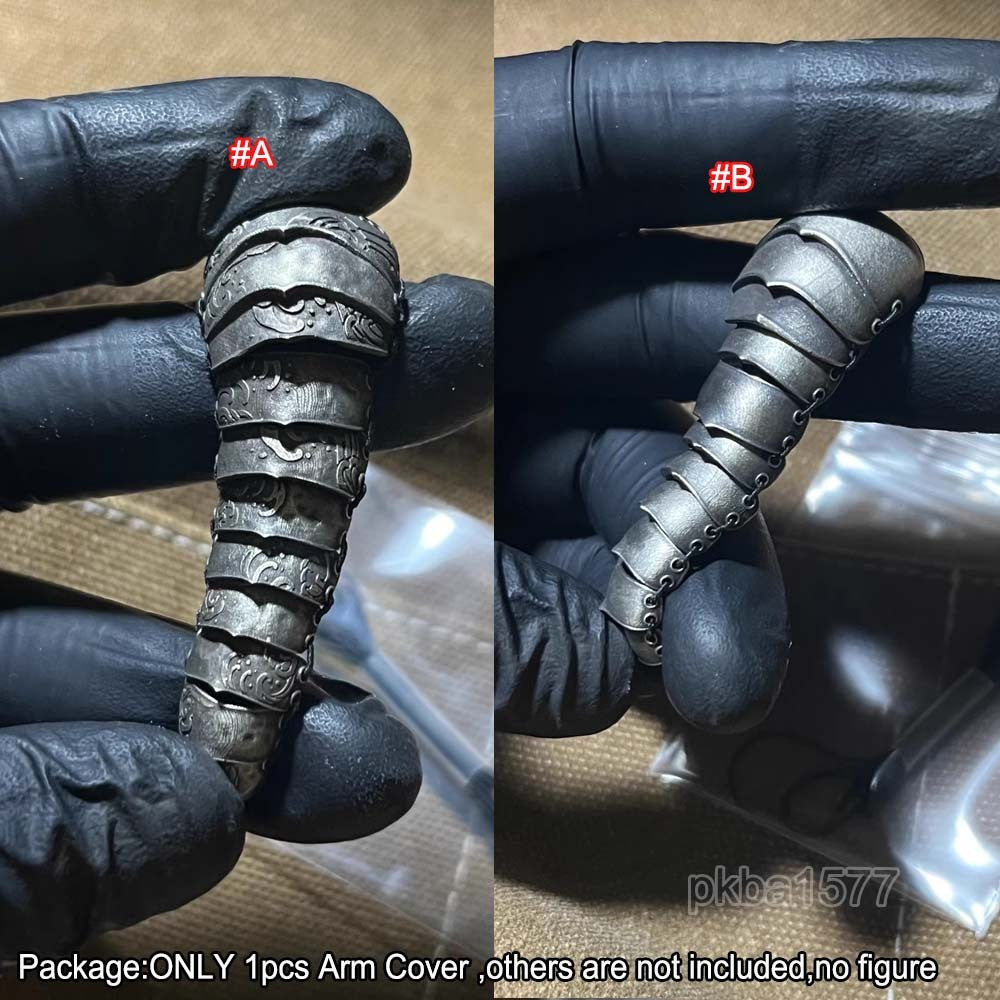 Single Left Premium 1/12 MetalArm Cover Armor For DIY 6'' notaman Action Figure