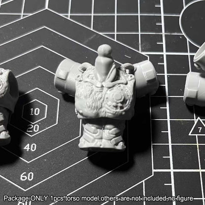 Unpainted 1/18 Punk Torso Chest Model For 3.75" Joytoy Acid Rain Action Figure