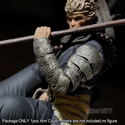 Single Left Premium 1/12 MetalArm Cover Armor For DIY 6'' notaman Action Figure