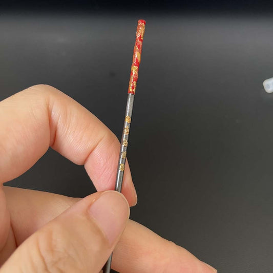 【PRE-ORDER】Hand-painted 1/18 Scale Monkey King Bar Weapon Model For 3.75" Action Figure