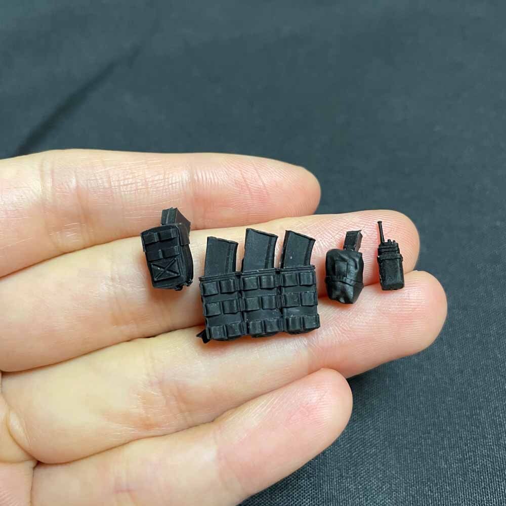 Unpainted1/18 Scale Vest Body Armor with waist belt For 3.75" Action Figure
