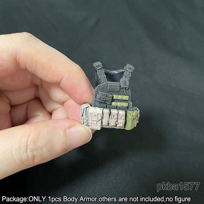 Painted 1/18 Soldier Soap Vest Waistcoat Body Armor Model For 3.75"Action Figure