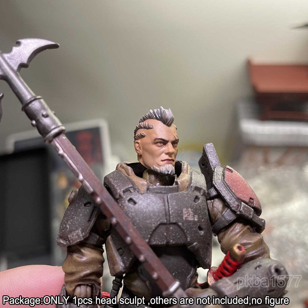 【PRE-ORDER】Premium 1/18 Cool Viking Man Head Sculpt Male Soldier Head For 3.75" Figure