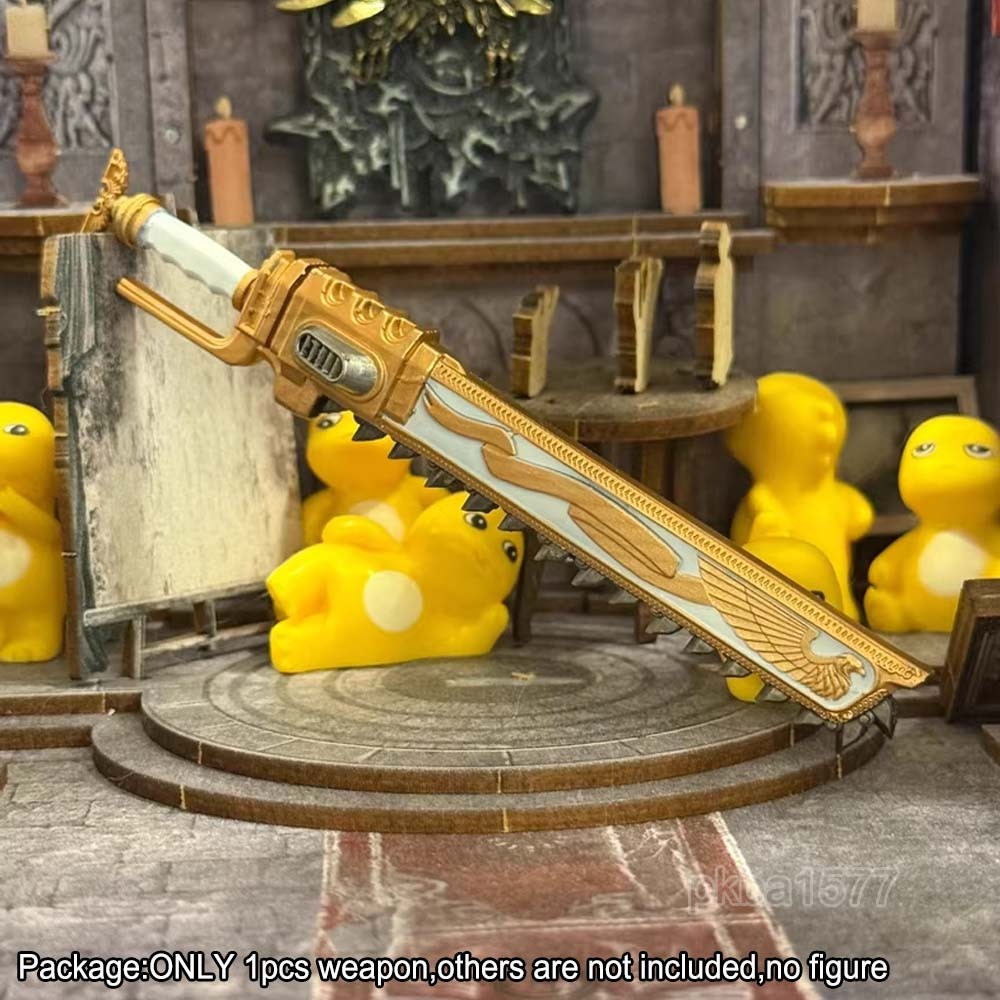 【PRE-ORDER】Premium Painted 1/18 Saw Sword Model Weapon For DIY 3.75" Joytoy Action Figure