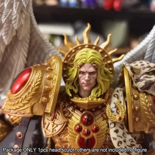 【PRE-ORDER】Premium Man Head Sculpt Model Replace For Joytoy Blood Angel Sanguinius Figure