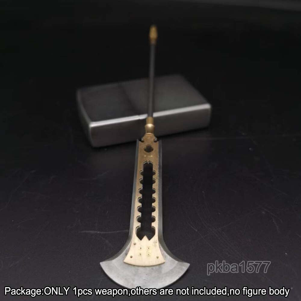 【PRE-ORDER】Handmade 1/18 Cool Metal Axe Big Sword Weapon Model For 3.75'' Action Figure