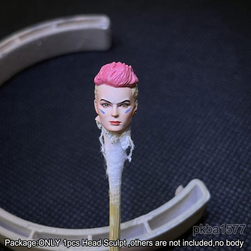 【PRE-ORDER】Premium 1/18 Punk Female Girl Beauty Head Sculpt Soldier Head For 3.75" Figure