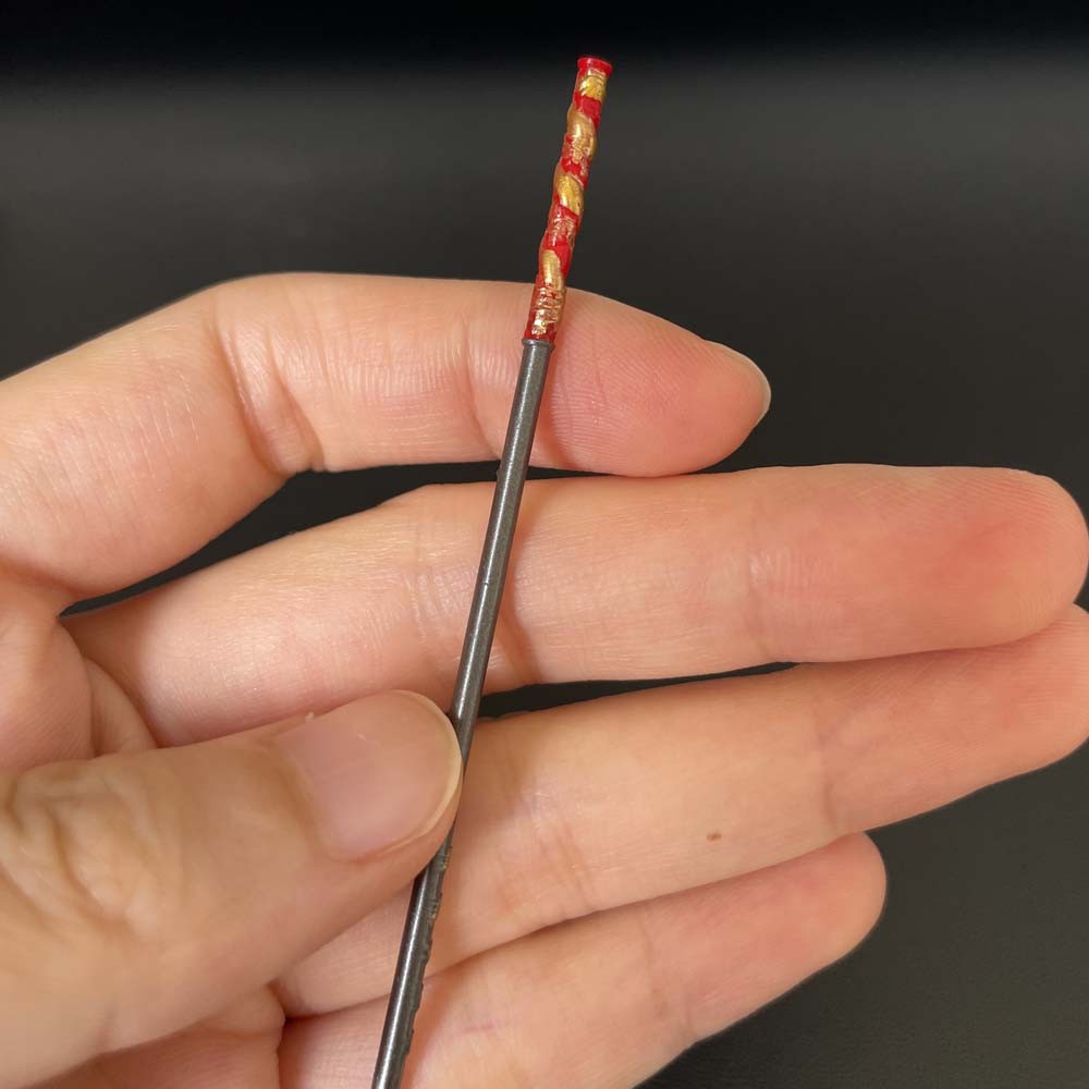 【PRE-ORDER】Hand-painted 1/18 Scale Monkey King Bar Weapon Model For 3.75" Action Figure