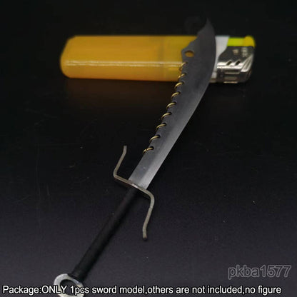 【PRE-ORDER】Handmade Cool 1/18 Metal Nine Ring Knife Sword Weapon Model For 3.75'' Figure