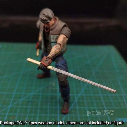 【PRE-ORDER】New Handmade 1/18 Metal Weapon Sword Replace For DIY 3.75" Action Figure
