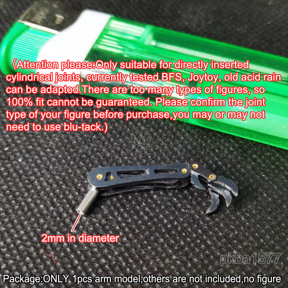 【PRE-ORDER】Handmade 1/18 Metal Robotic Arm Upgrade Weapon Model For 3.75" Figure Accessory