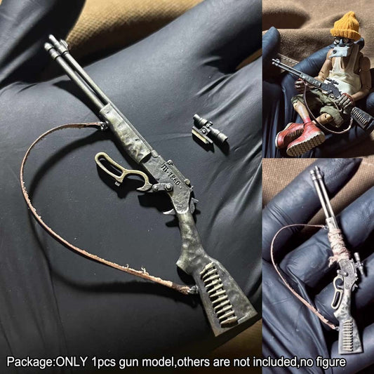 Cool 1/12 Metal Gun Weapon Model Decor For 6'' notaman romankey Action Figure