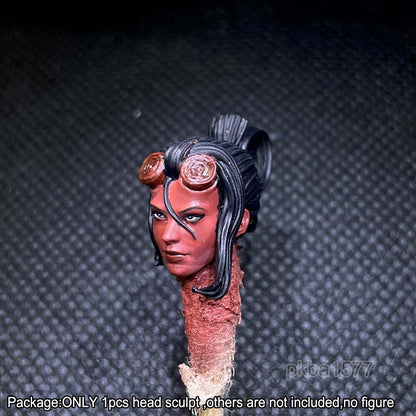 【PRE-ORDER】Premium 1/12 Female Head Sculpt Soldier Head For 6" romankey Action Figure