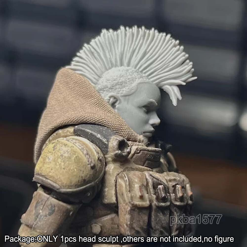 New Unpainted 1/18 Female Head Sculpt For 3.75'' Acid Rain Joytoy Action Figure