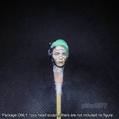 【PRE-ORDER】Cool Premium 1/18 Cyberpunk Female Head Sculpt Soldier Head For 3.75" Figure