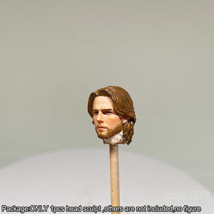 【PRE-ORDER】Premium 1/18 The Last Samurai Male Head Sculpt Male Head For 3.75" Figure