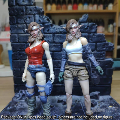 【PRE-ORDER】NEW Premium 1/18 Beauty Elf Head Sculpt Soldier Female Head For 3.75'' Figure