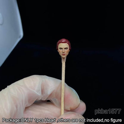 【PRE-ORDER】NEW Premium Painted 1/18 Black Widow Head Sculpt Female Head For 3.75" Figure