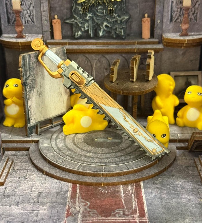【PRE-ORDER】 Premium Painted Sword Weapon Model Decor For joytoy warhammer 40k Figure