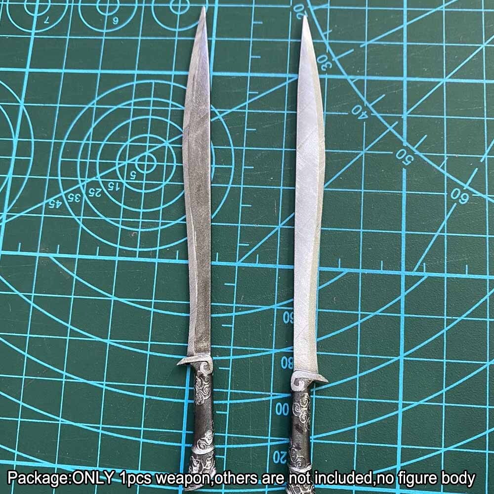 【PRE-ORDER】3D Hand-painted 1/12 Single Cool Knife Weapon Sword Model For 6" Action Figure