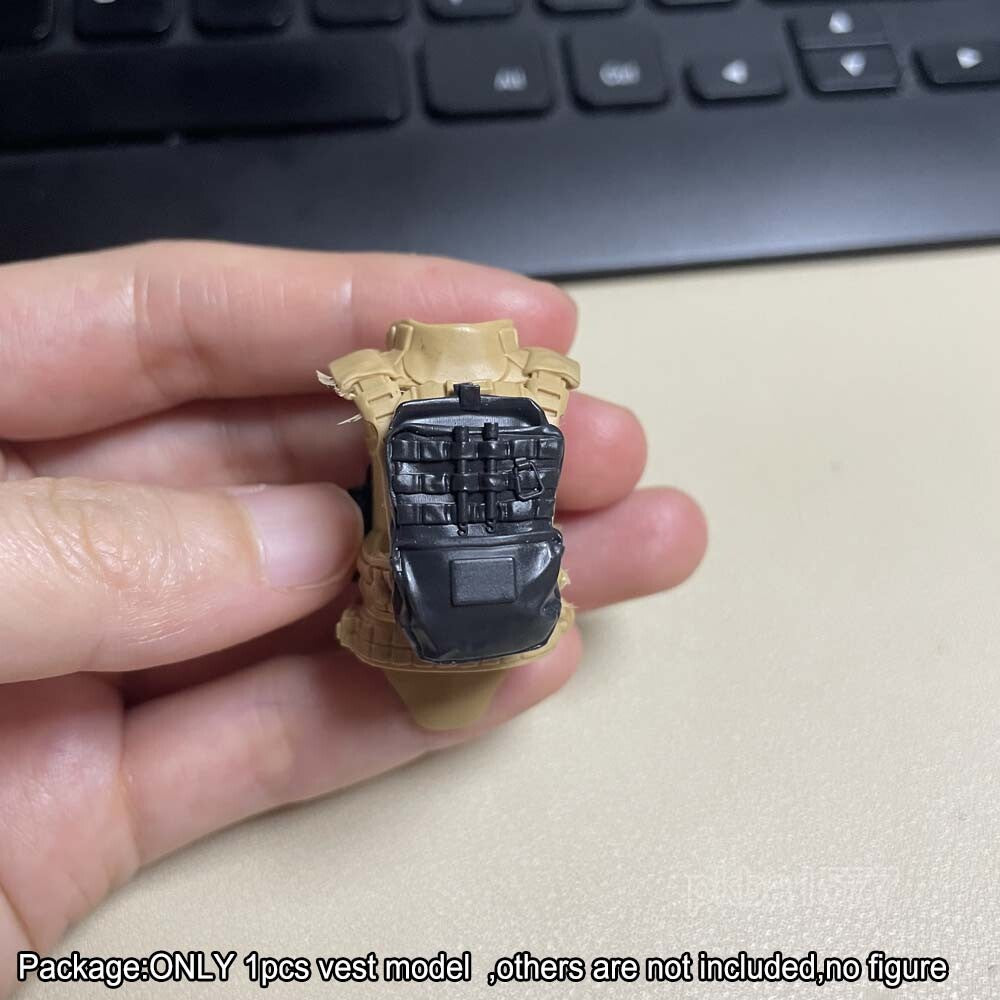 Unpainted 1/18 Body Armor Carlos Vest Waistcoat For DIY 3.75" Action Figure