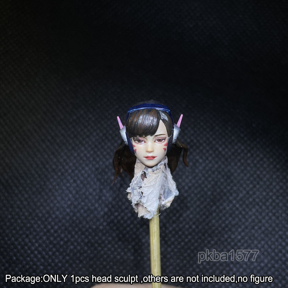 【PRE-ORDER】Premium 1/18 Cool Female Beauty Head Sculpt Solider Head For 3.75" bfs Figure