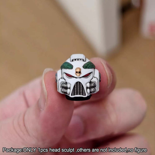 【PRE-ORDER】 Premium White Soldier Head Sculpt Model For Joytoy Legion Apothecary Figure