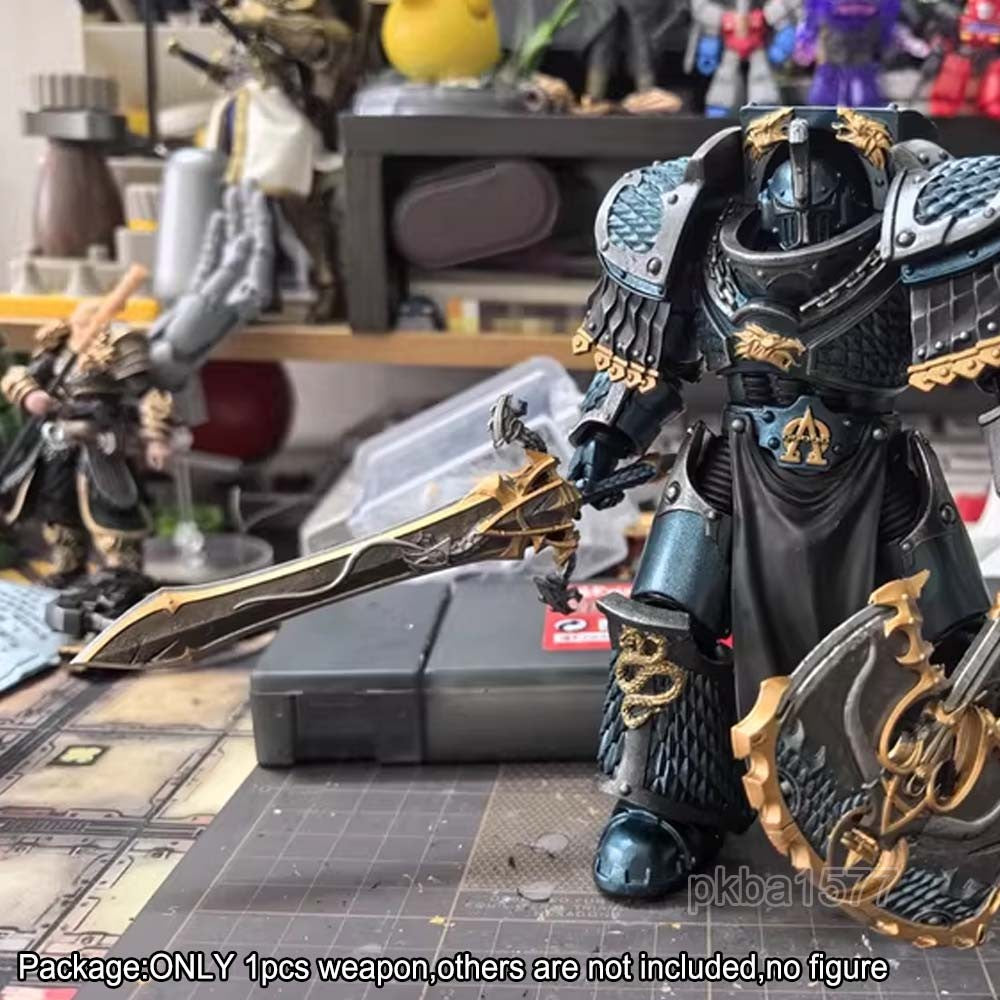 【PRE-ORDER】Premium Painted Big Sword Weapon Model For Joytoy Warhammer Action Figure