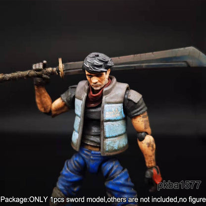 【PRE-ORDER】Handmade 1/18 Metal Big Sword Model Upgrade Weapon For 3.75'' Figure Accessory