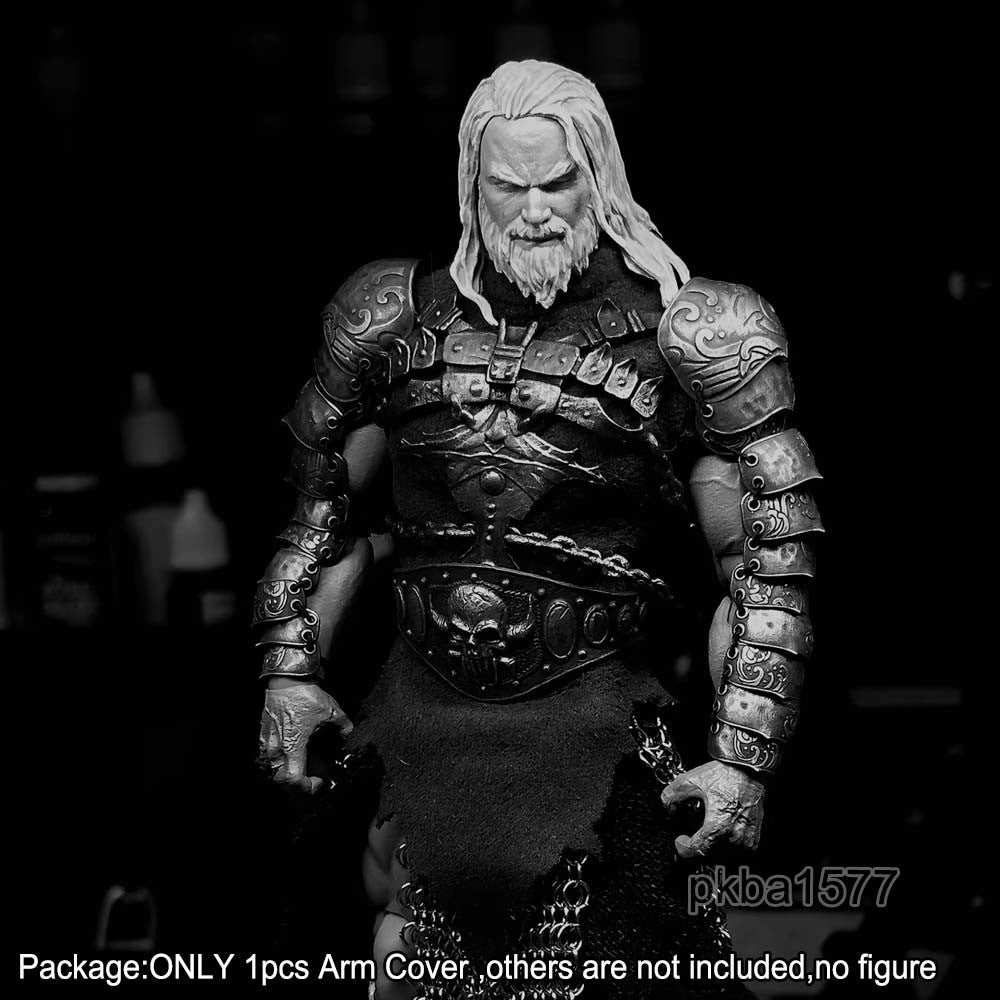 Single Left Premium 1/12 MetalArm Cover Armor For DIY 6'' notaman Action Figure