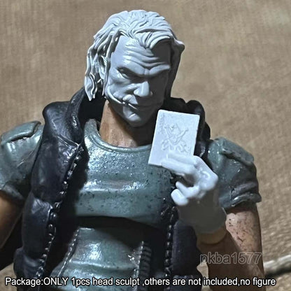 Unpainted 1/18 Smile Man Head Sculpt Model For 3.75" Acid Rain Joytoy Figure