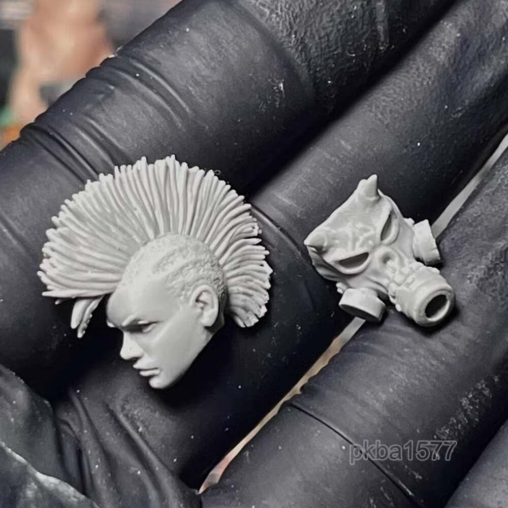 New Unpainted 1/18 Female Head Sculpt For 3.75'' Acid Rain Joytoy Action Figure