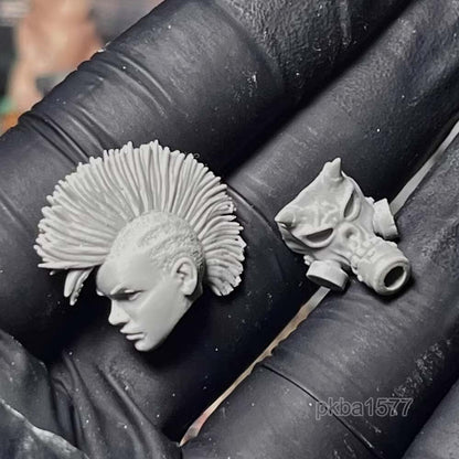 New Unpainted 1/18 Female Head Sculpt For 3.75'' Acid Rain Joytoy Action Figure