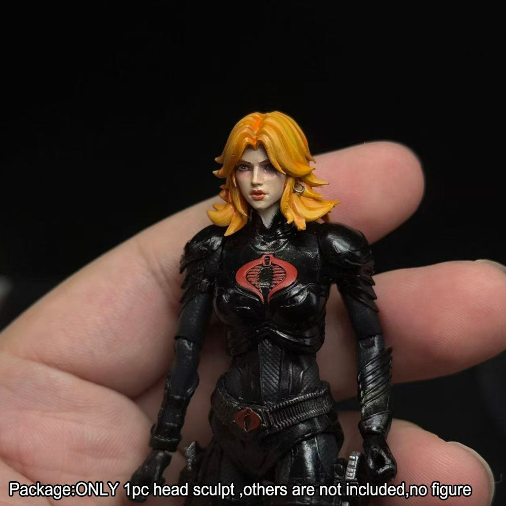 【PRE-ORDER】Premium Hand-painted 1/18 Female Head Sculpt Fit For DIY 3.75" Action Figure