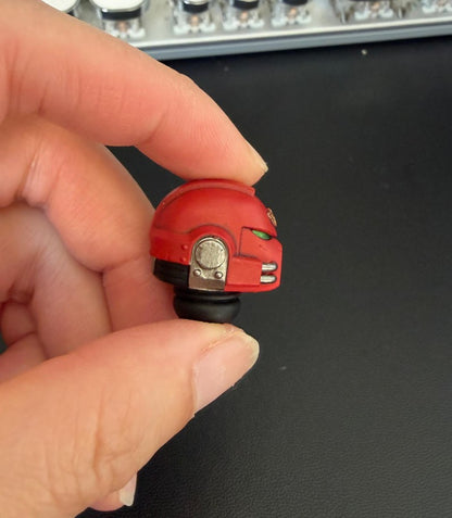 【PRE-ORDER】Premium Red Man Soldier Head Sculpt Model For Joytoy Blood Angels Action Figure