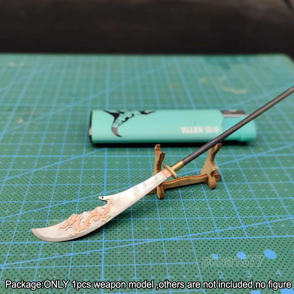 【PRE-ORDER】Handmade 1/18 Long-handled Sword Knife Weapon Model For 3.75" Figure Accessory