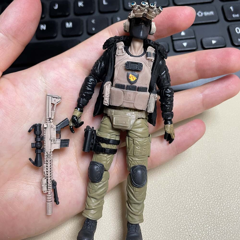 【PRE-ORDER】 Premium 1/18 Scale 3.75" Umber Eyes Soldier Aciton Figure Man Xmas Gift