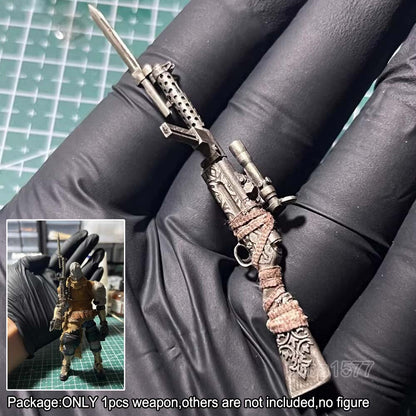 Premium 1/18 Scale Metal Gun Model For 3.75'' Action Figures Joytoy Acid Rain