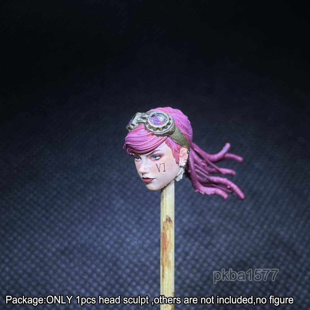 【PRE-ORDER】NEW  Premium 1/18 Female Beauty Girl Head Sculpt Soldier Head For 3.75" Figure