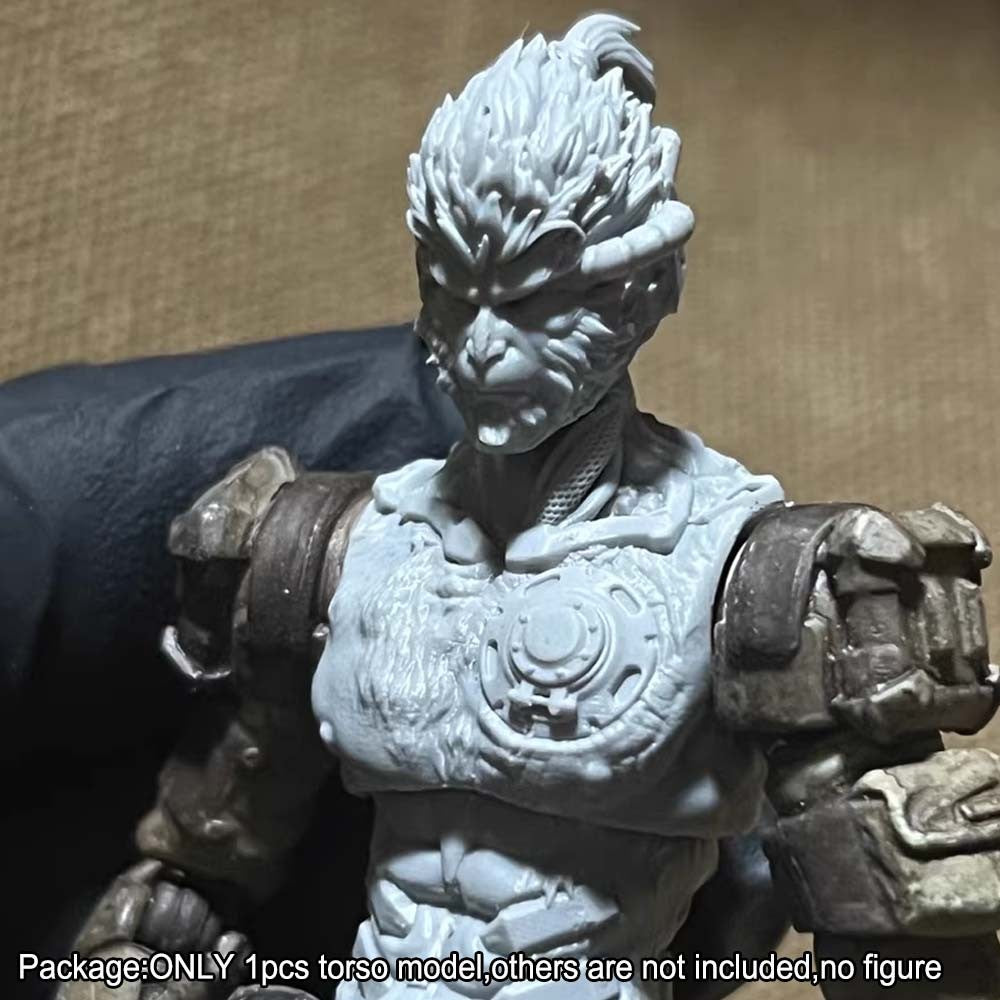 Unpainted 1/18 Punk Torso Chest Model For 3.75" Joytoy Acid Rain Action Figure