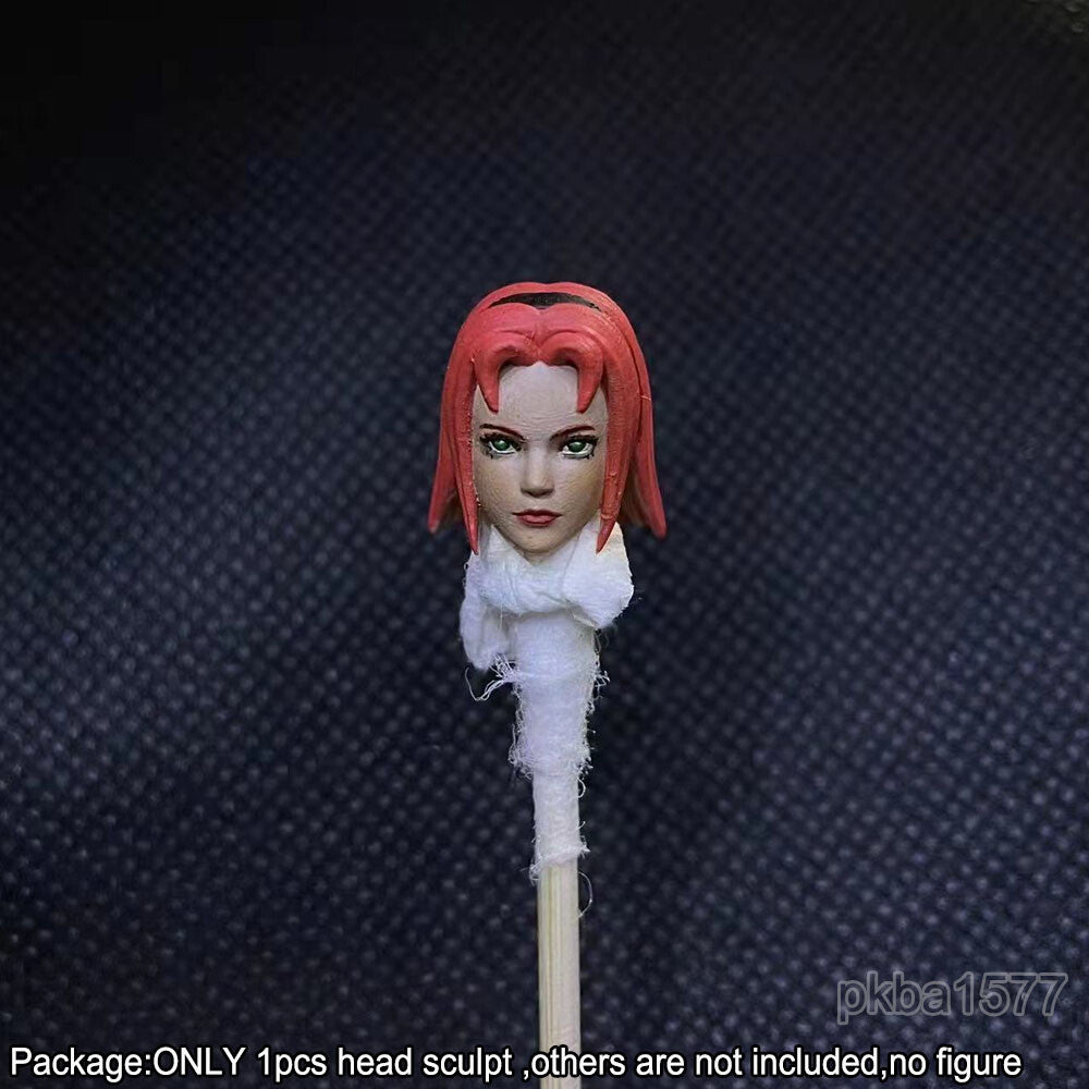 【PRE-ORDER】Premium 1/18 Haruno Sakura Girl Female Head Sculpt Soldier Head For 3.75" Figure