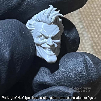 Unpainted 1/18 Smile Man Head Sculpt Model For 3.75" Acid Rain Joytoy Figure