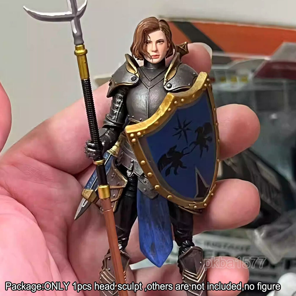 【PRE-ORDER】Premium 1/18 Short Hair Girl Female Head Sculpt Soldier Head For 3.75" Figure