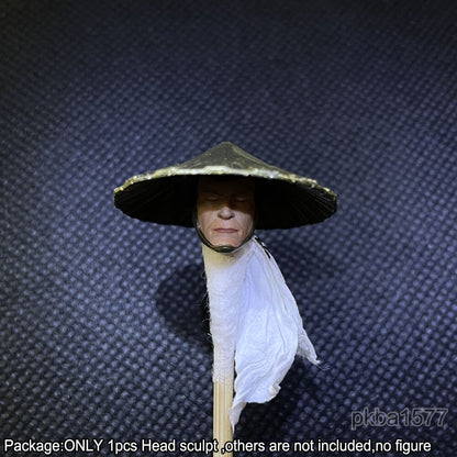 【PRE-ORDER】Premium 1/18 Raiden Head Sculpt w/ Hat Soldier Male Head Model For 3.75" Figure