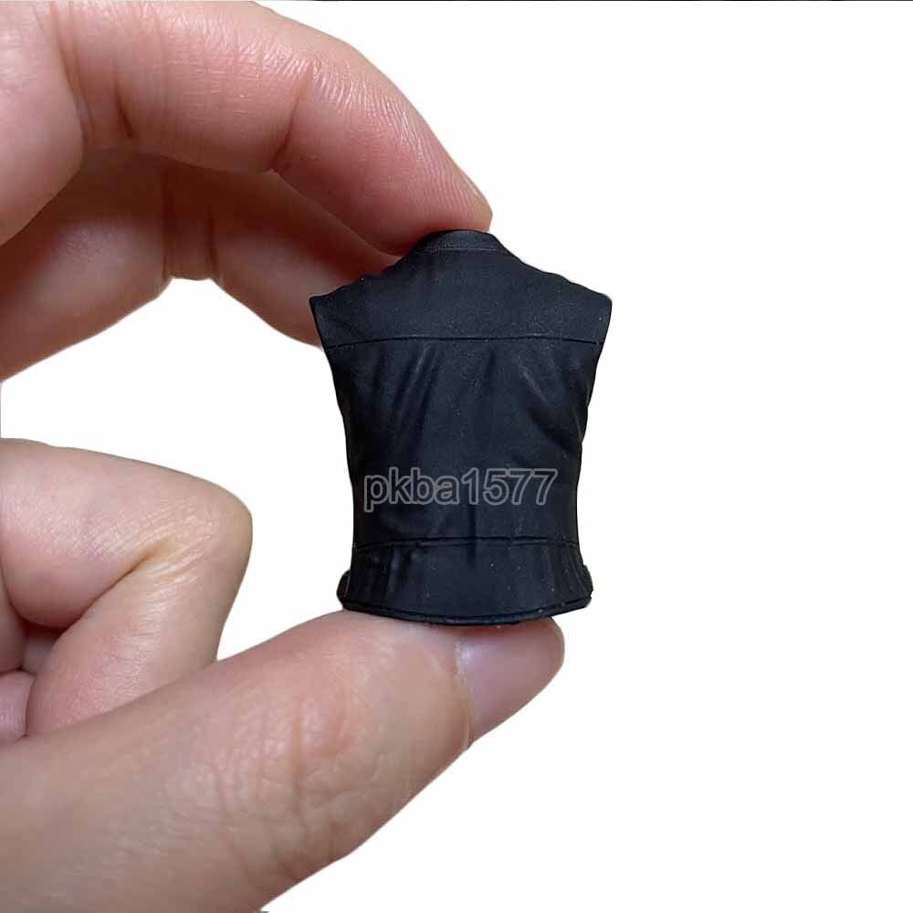 Cool Black 1/18 Vest Waistcoat Coat For 3.75" Acid Rain Joytoy Figure Accessory