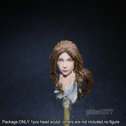 【PRE-ORDER】NEW Premium 1/18 Aeris Female Girl Head Sculpt Soldier Head For 3.75" Figure
