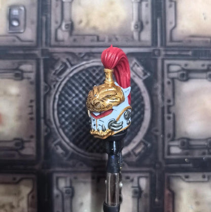 【PRE-ORDER】#C Hand-painted White Scar Man Head Sculpt Helmet Model Forjoytoy warhammer 30k Figure