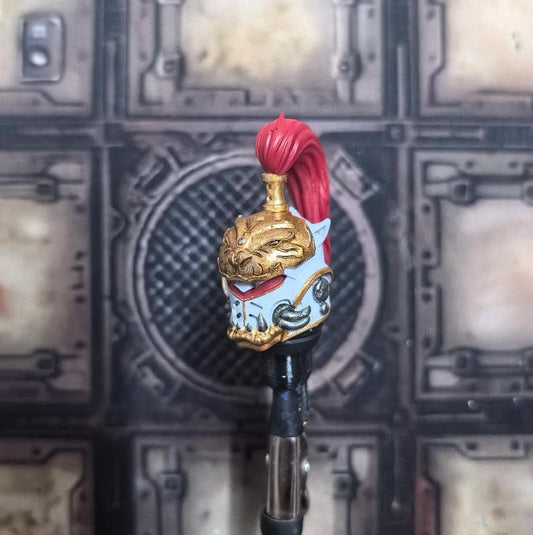 【PRE-ORDER】#C Hand-painted White Scar Man Head Sculpt Helmet Model Forjoytoy warhammer 30k Figure