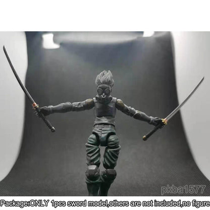 【PRE-ORDER】Single Handmade 1/18 Metal Cyberpunk Knife Sword Weapon For 3.75'' Action Figure